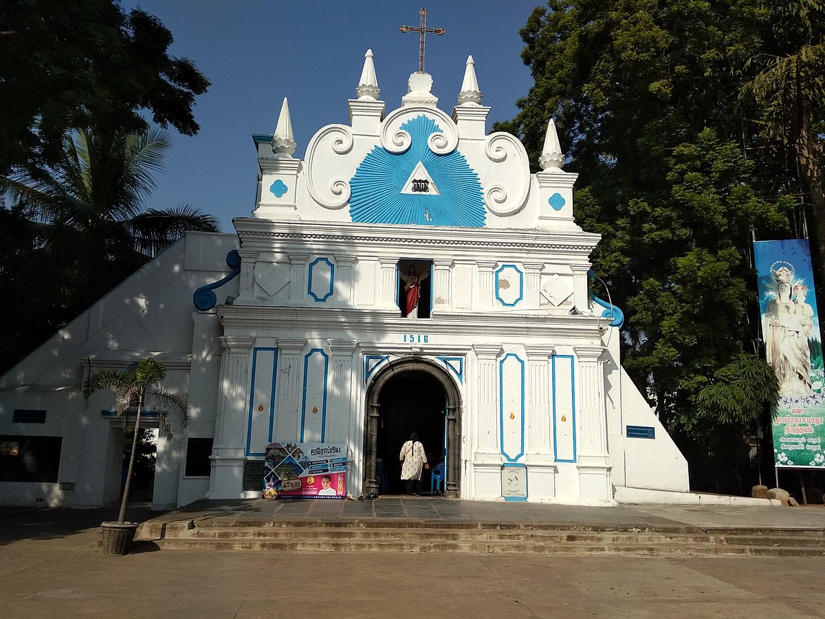 Luz Church is tucked away behind the bustling streets of Mylapore