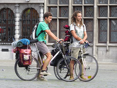 Cyclists in Belgium