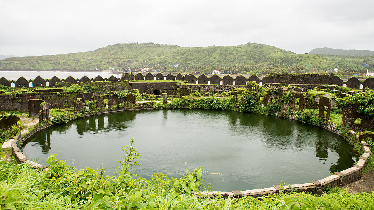 The pond inside the fort