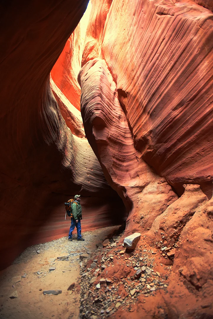 Peek-a-Boo canyon is a gorgeous slot canyon