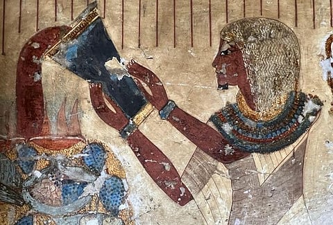 Delicate surfaces were cleaned utilising cutting-edge laser technology, which restored the vibrancy of wall paintings and hieroglyphics to their former glory