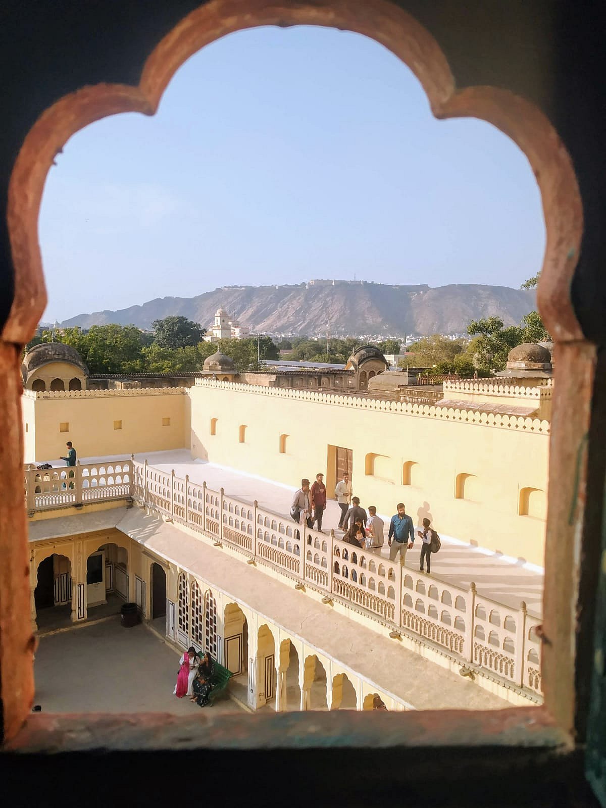 View from one of the numerous windows