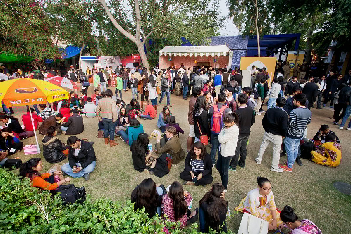 Shutterstock : A view of the Jaipur Lit Fest