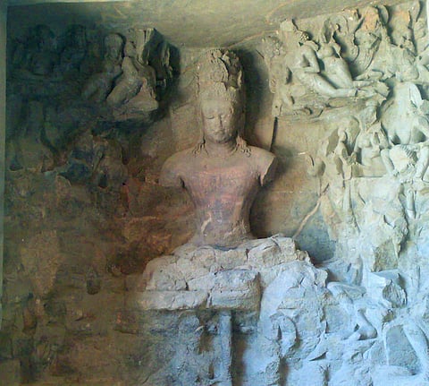 The caves are known for the impressive rock-cut architecture