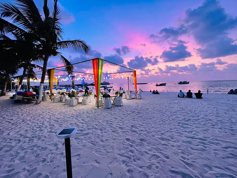 An evening at Kavaratti Island