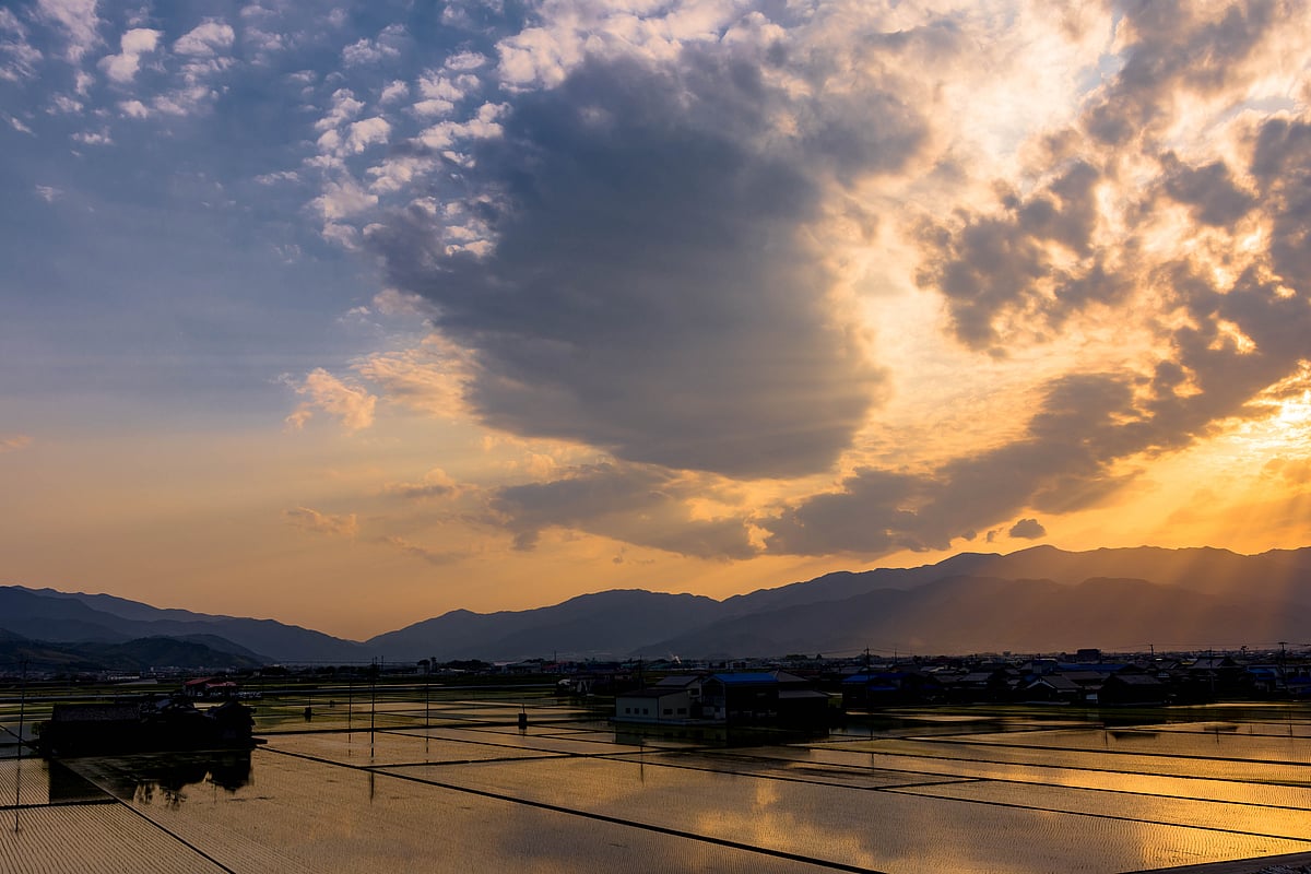 Sunset in Ehime Prefecture