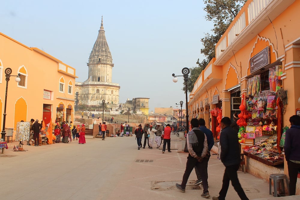 Ayodhya Dhaam renovation and reconstruction at Bhakti Path (worship road) and Ram Path in Ayodhya