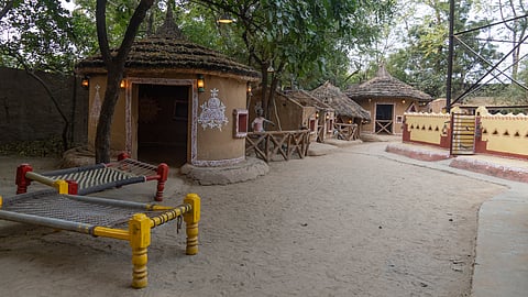Village setting in Chokhi Dhani