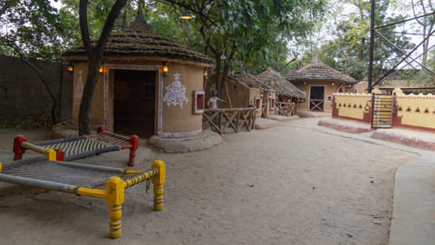 Village setting in Chokhi Dhani