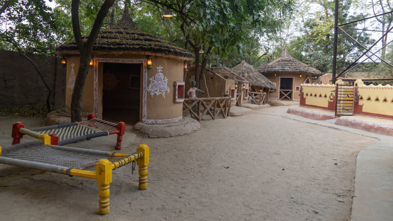 Village setting in Chokhi Dhani