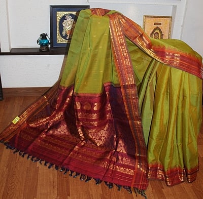 Gadwal silk saree