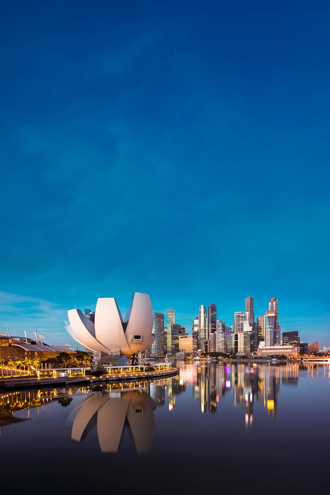 A beautiful cityscape of Singapore