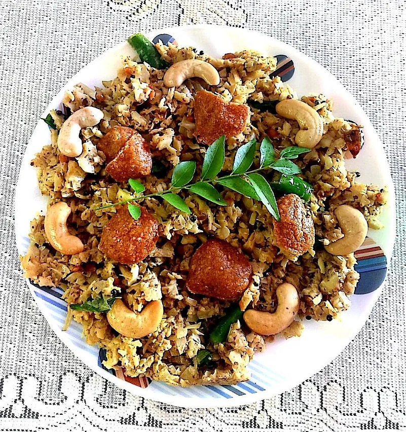 Panasa Puttu Koora is a raw Jackfruit curry