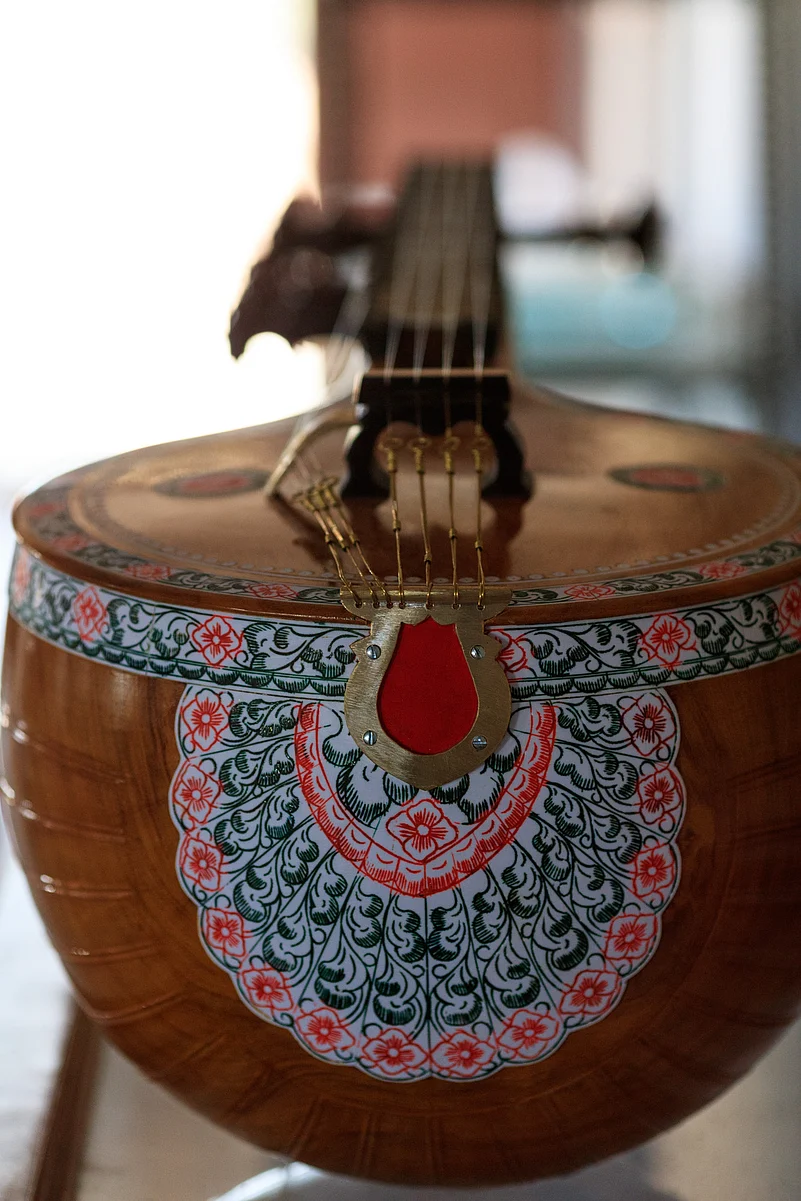 Carved from a single piece of jackfruit wood, it was invented in the 17th Century in Bobbili, situated in the Vizianagaram District of Andhra Pradesh