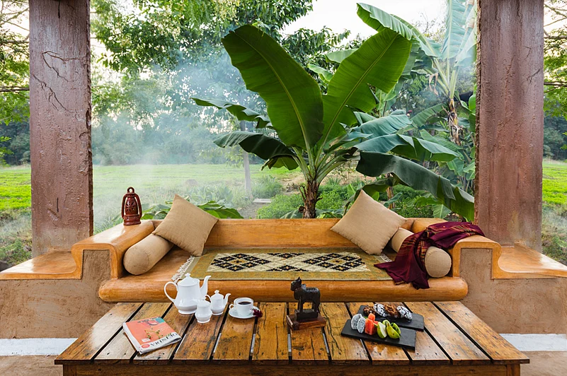 A view of the Jehan Numa Retreat