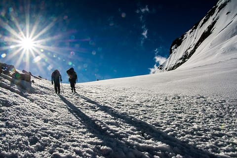En route to the Kalindi mountains in Uttarakhand