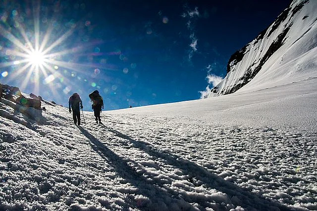 En route to the Kalindi mountains in Uttarakhand