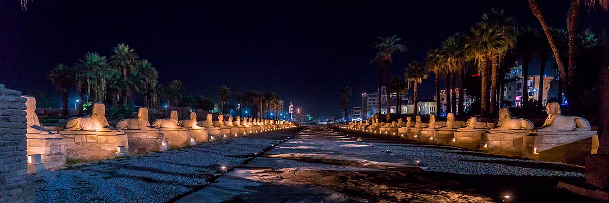 The Avenue of the Sphinxes