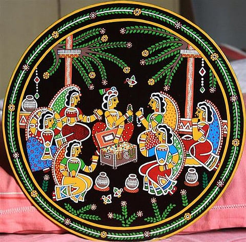 Tikuli art by Ashok Kumar Biswas