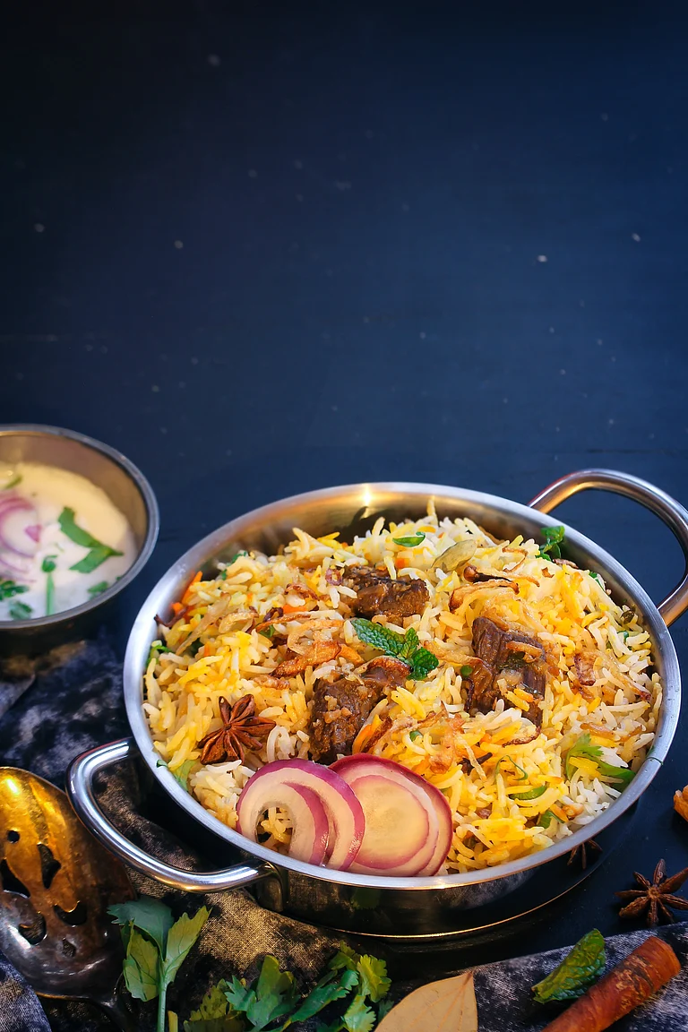 A bowl of traditional Kerala-style biryani - Shutterstock