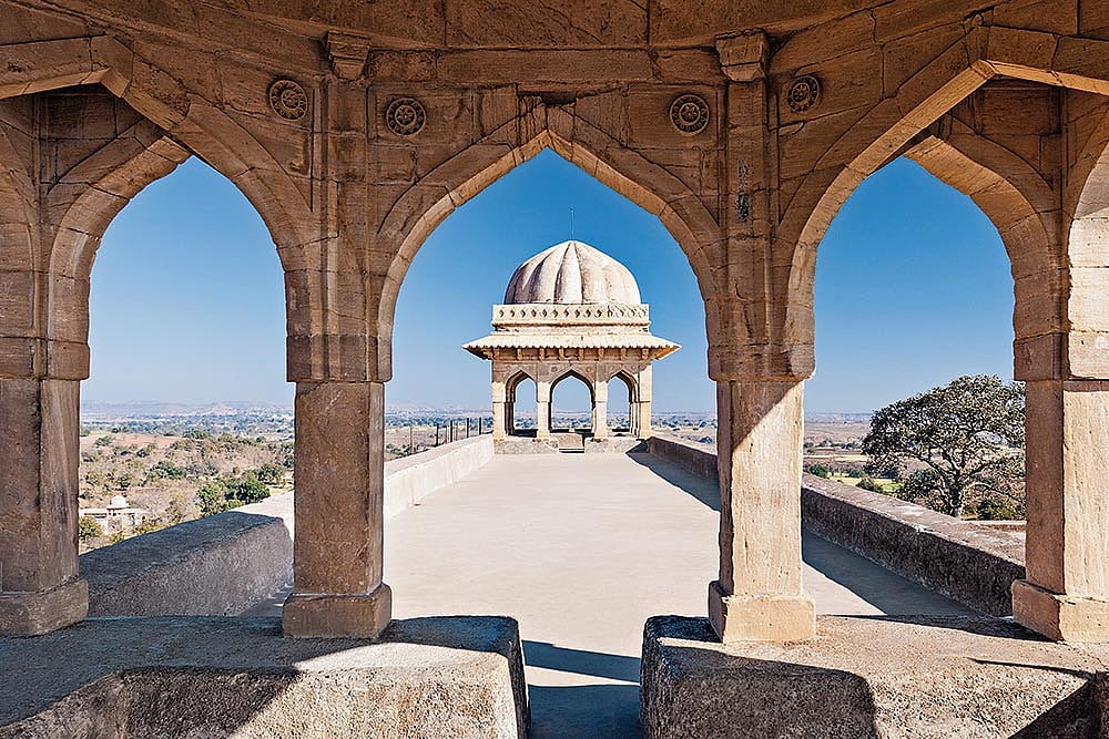 Rani Roopmati Pavilion overlooks the Nimar Valley