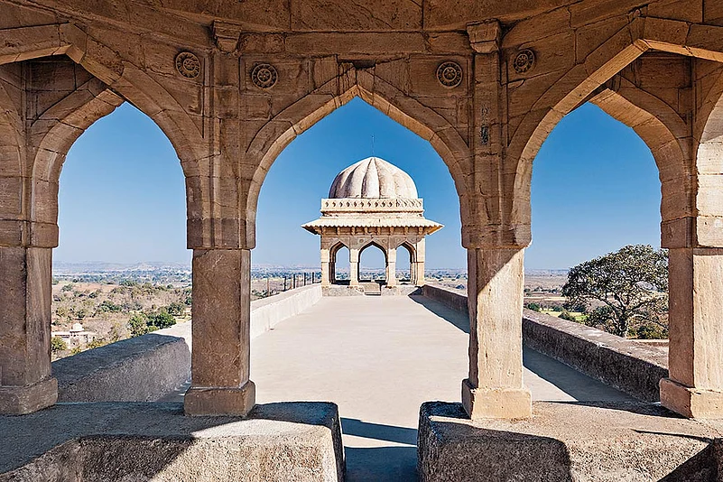 Rani Roopmati Pavilion overlooks the Nimar Valley