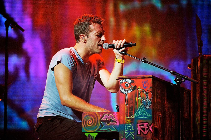 Bands lead vocalist Chris Martin