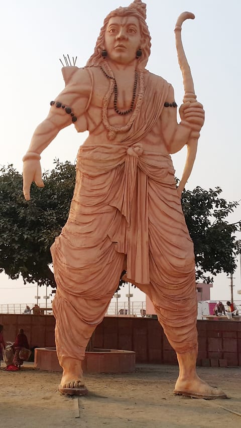 A statue of Hindu deity Ram in Ayodhya