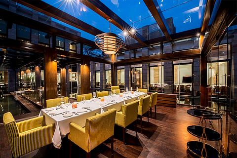 The elegant ambience of Indian Accent