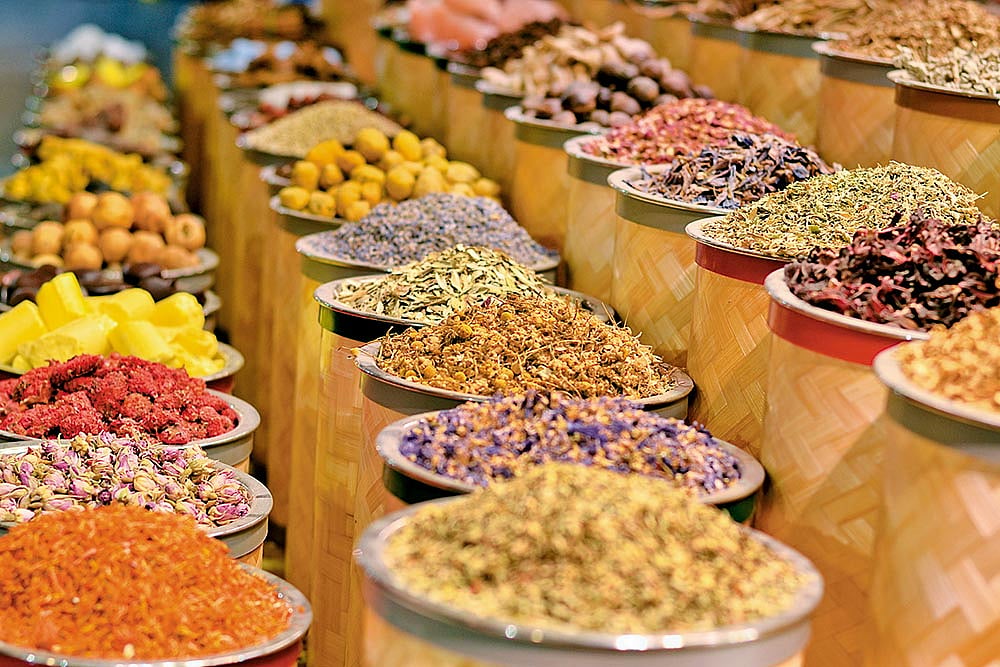 You can buy an array of dried fruits 