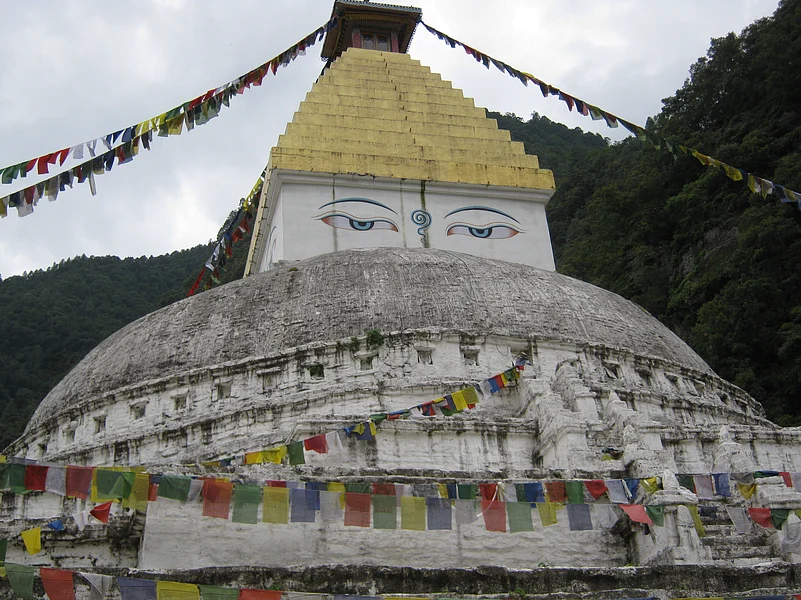 Gorsam Chorten gompa at Zemithang