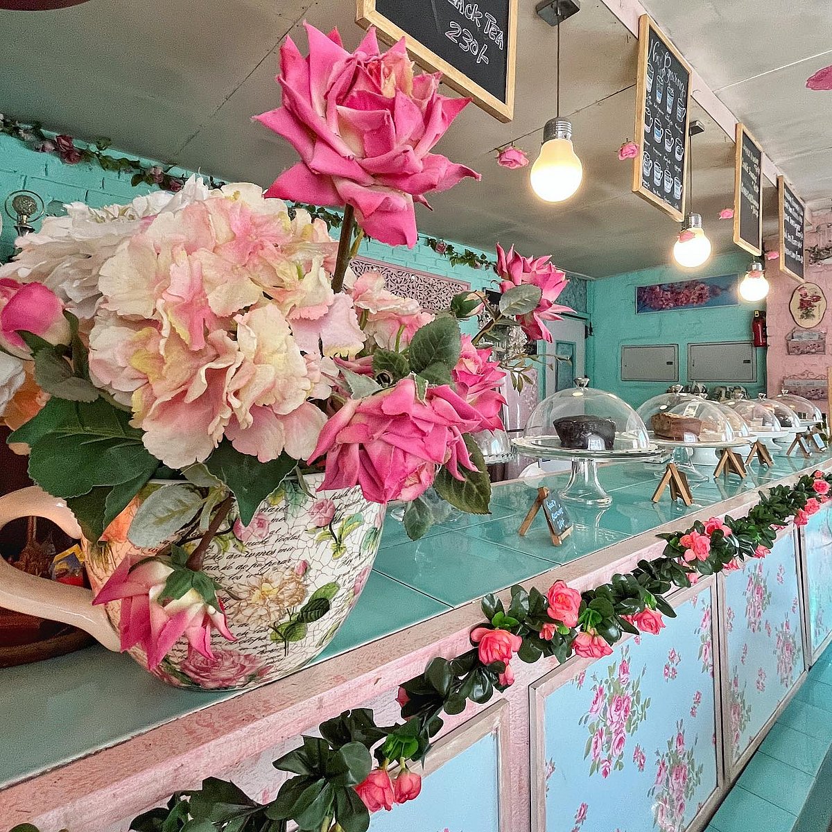 An interior view of Rose Cafe