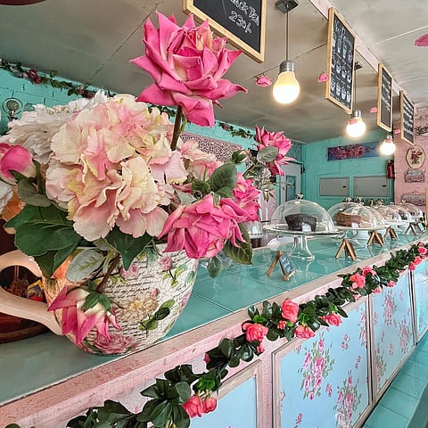 An interior view of Rose Cafe