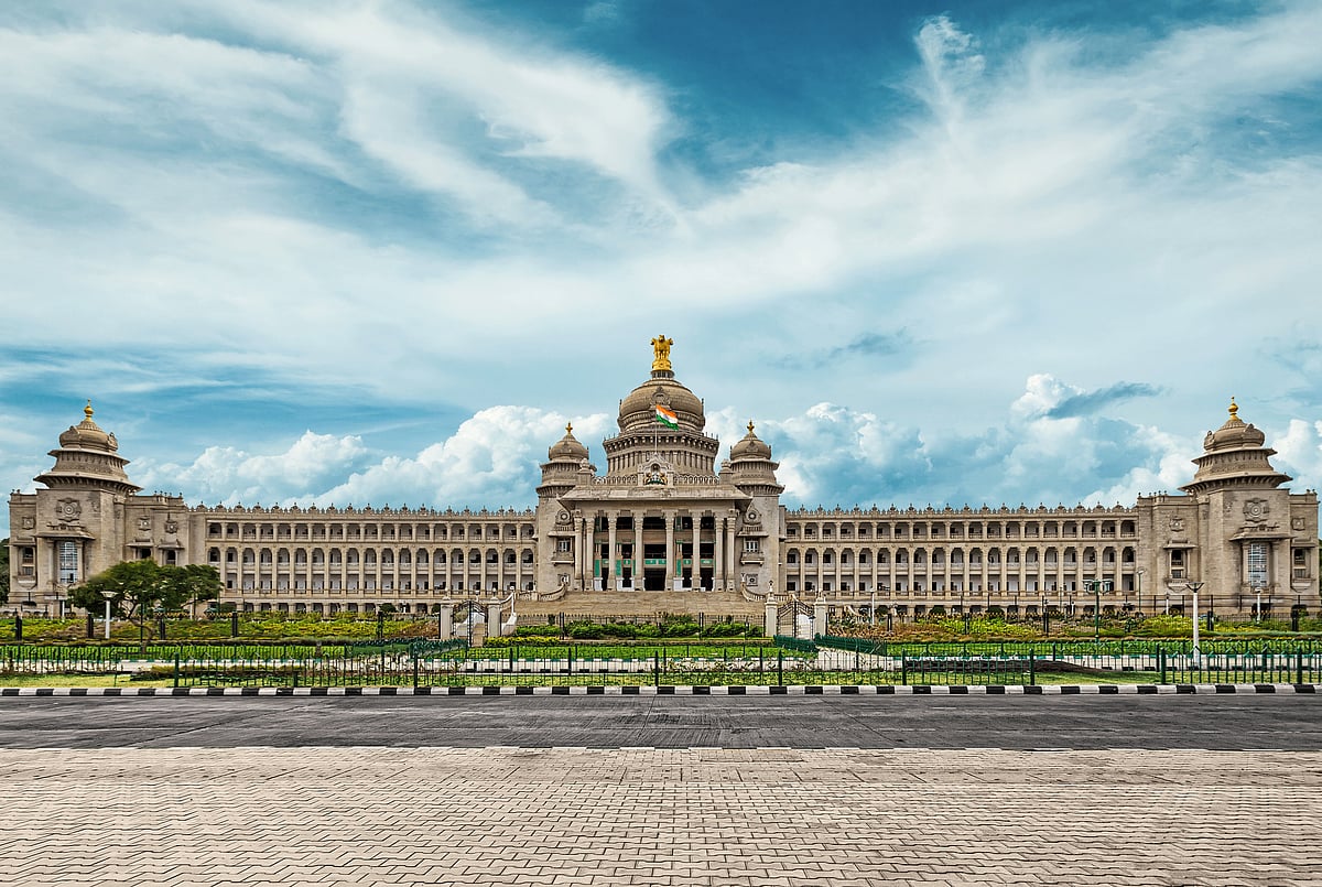 Shutterstock : Vidhan Soudha, Bengaluru