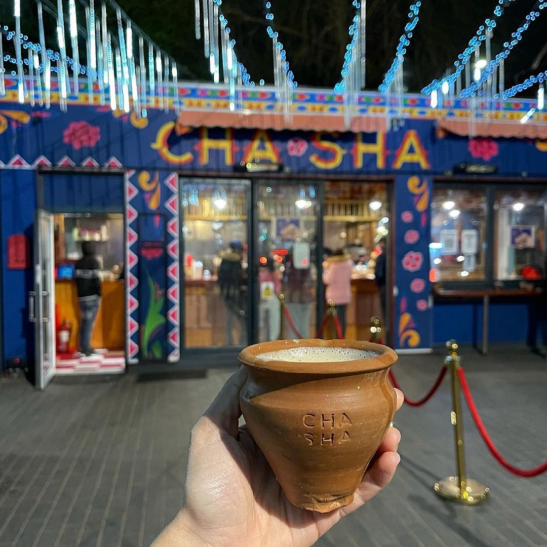 Cha Sha brews tea Indian style