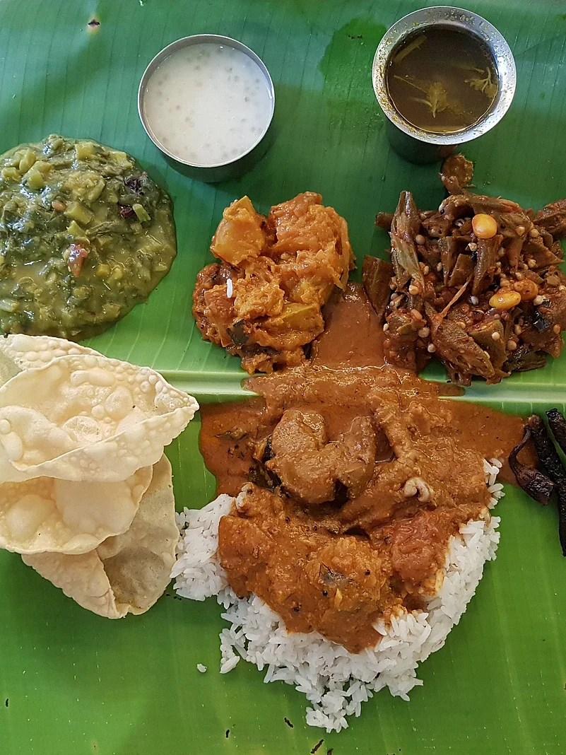 A Chettinad thali
