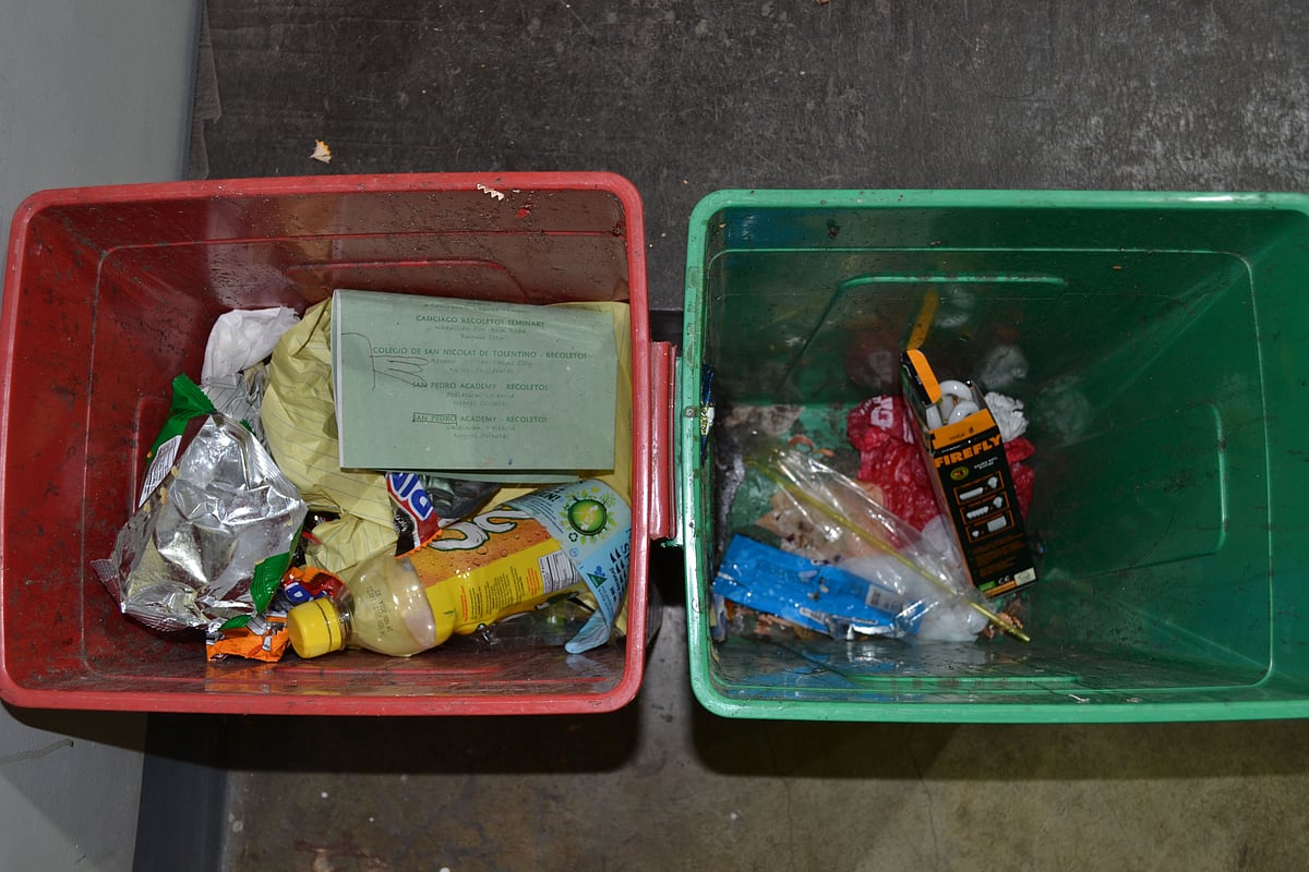 Ensure that all waste collection bins are properly marked