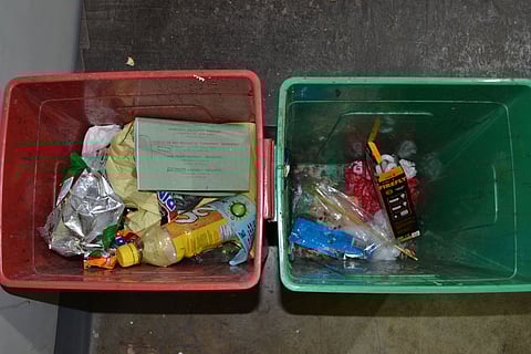 Ensure that all waste collection bins are properly marked