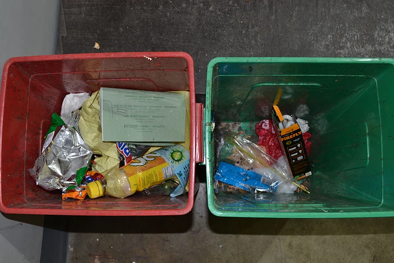 Ensure that all waste collection bins are properly marked