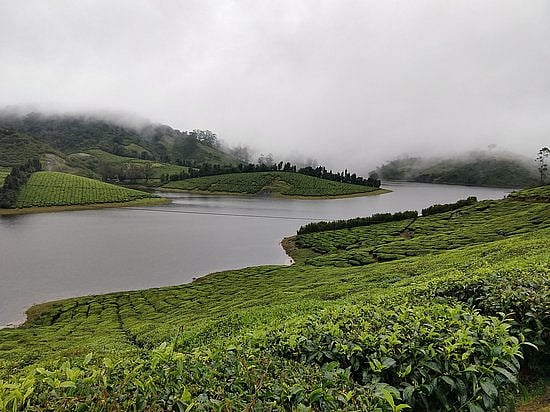 Manalar lake in Meghamalai
