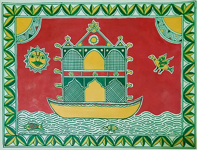 Manjusha boat art