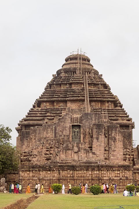 A view of the majestic Konark Sun Temple