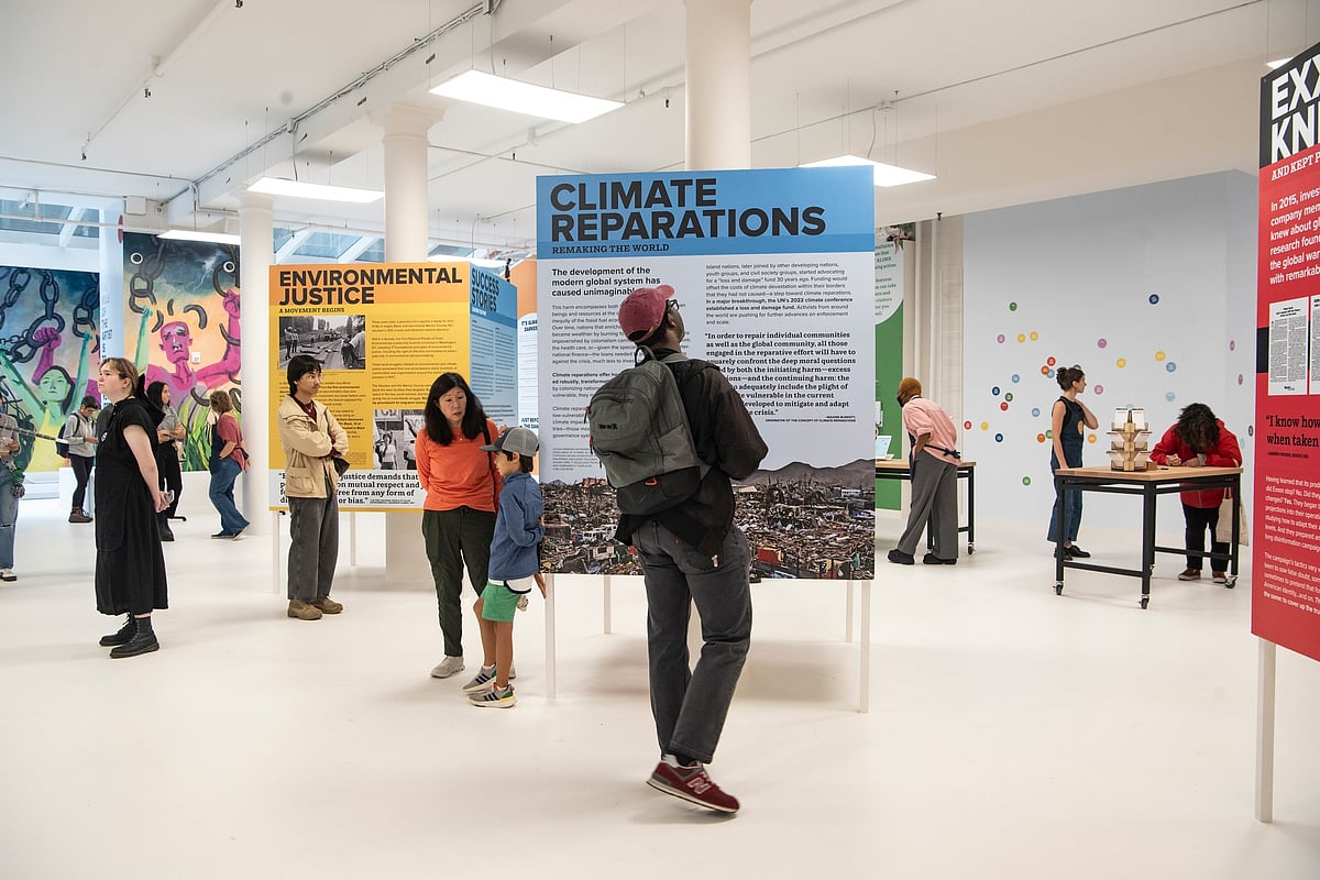 Inside The Climate Musuem pop-up in Soho