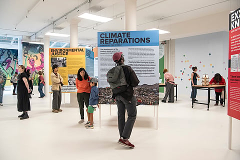 Inside The Climate Musuem pop-up in Soho