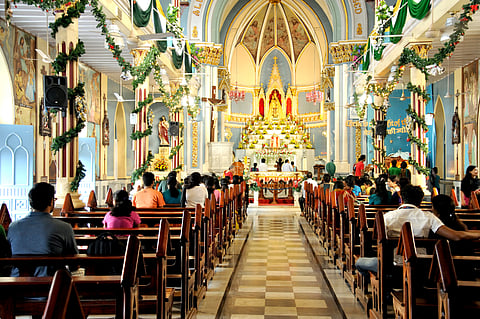 The stunning interiors of the Mount Mary Church
