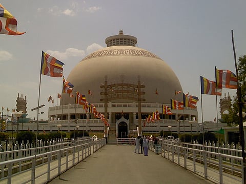 Dr. B R Ambedkar converted to Buddhism at Deekshabhoomi