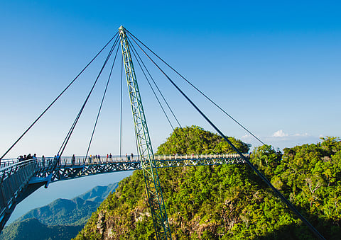 A view of the Langkawi Sky Bridge