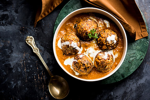 Traditional Mughlai kofta
