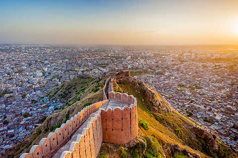The view from Nahargarh Fort, Jaipur