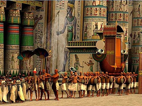 A historical imagination of the Opet festival